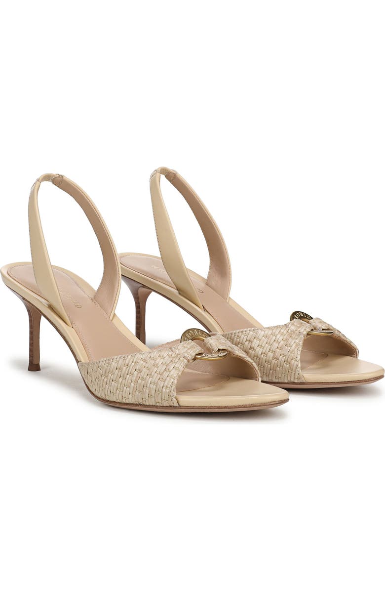 Veronica Beard Tia Slingback Sandal, Alternate, color, Natural