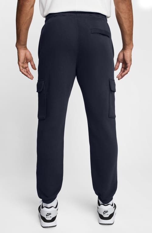 Nike Club Fleece Cargo Sweatpants In Black