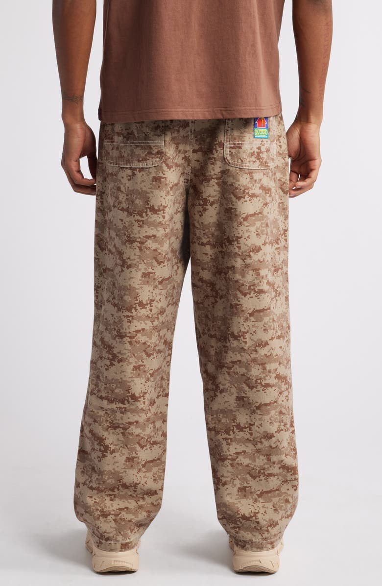 Butter Goods Pixel Camo Work Pants, Alternate, color,