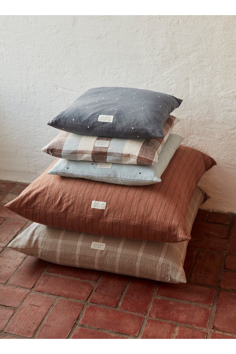 Kyoto Square Cushion - Cover Only, Alternate, color, Dusty Blue