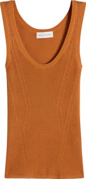 Dries Van Noten Topaza Ribbed Tank