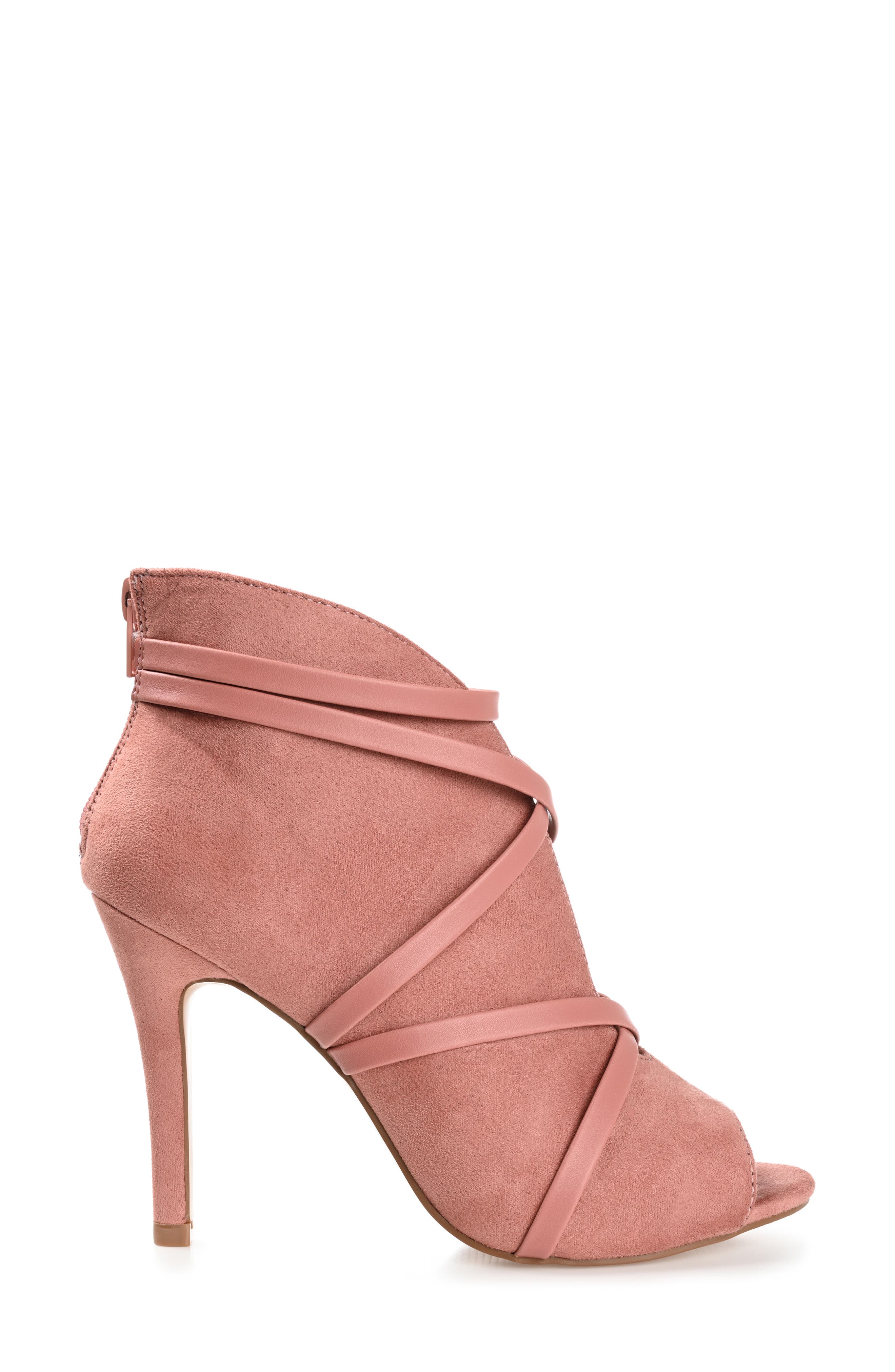 JOURNEE Samara Strappy Bootie, Alternate, color, BLUSH