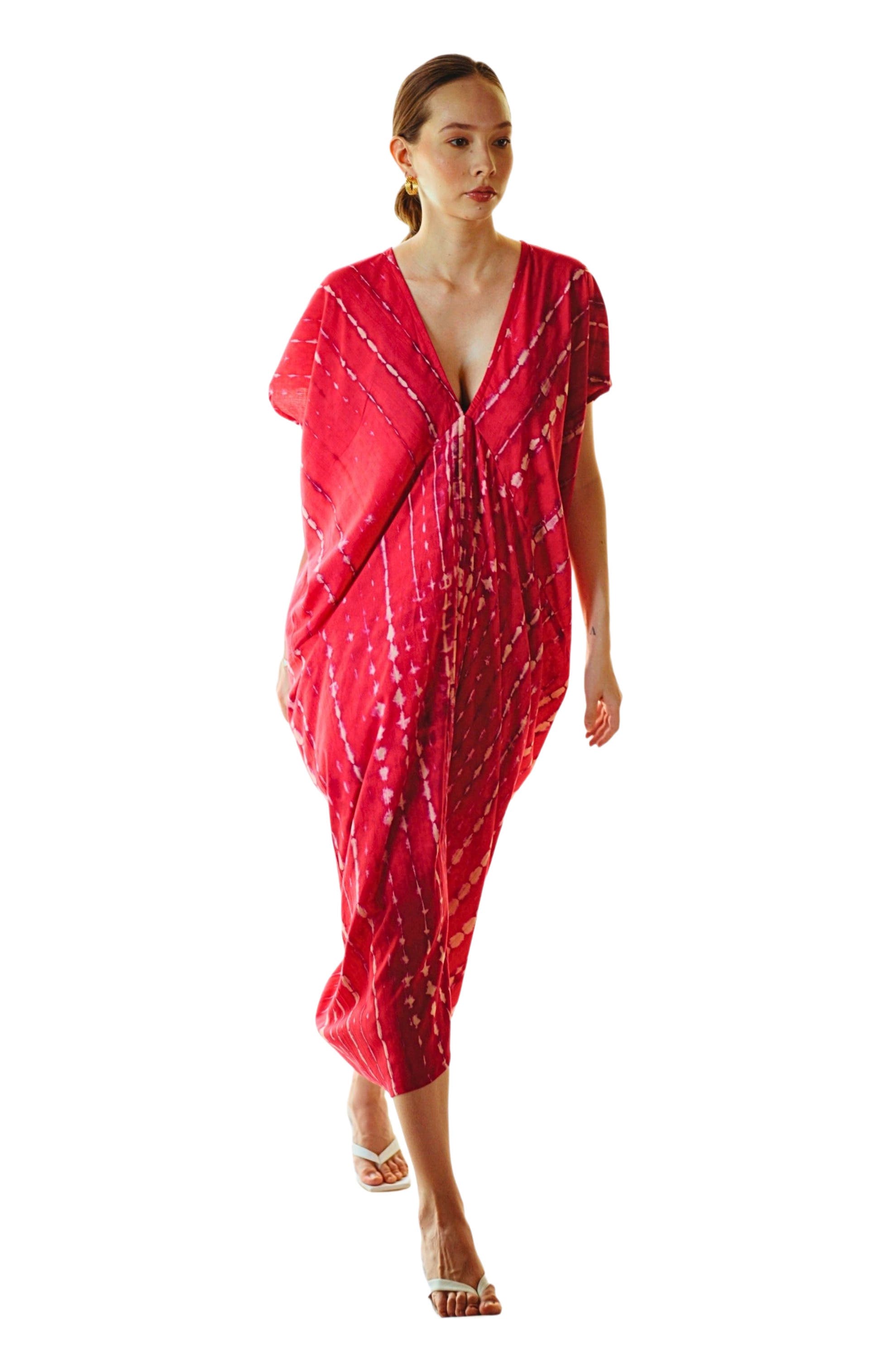 Madella Hand Dyed Kaftan Dress - image 3