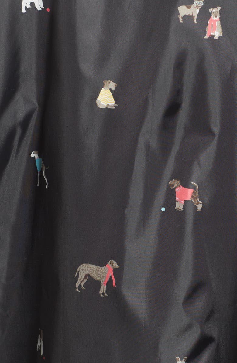 Joules Right as Rain Print Packable Hooded Poncho, Alternate, color,