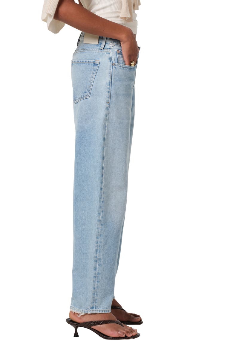 Miro High Waist Barrel Jeans, Alternate, color, GEMINI (LT INDIGO)