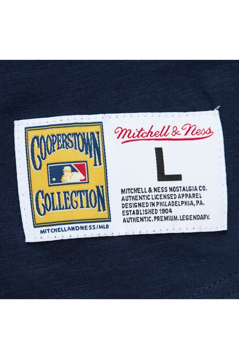 Men's Mitchell & Ness Navy San Diego Padres Cooperstown Collection Legendary Raglan Slub Henley 3/4-Sleeve T-Shirt, Alternate, color, Navy