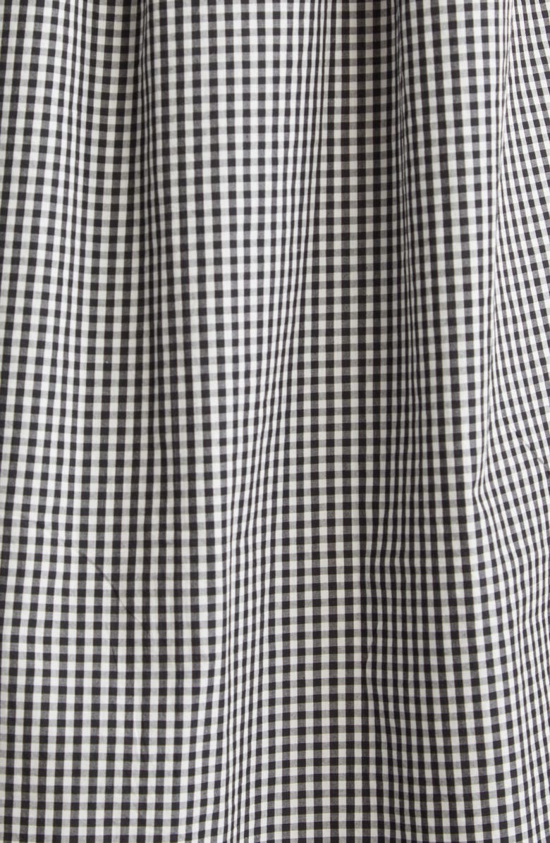 DÔEN Julia Gingham Cotton Shirt Dress, Alternate, color, 