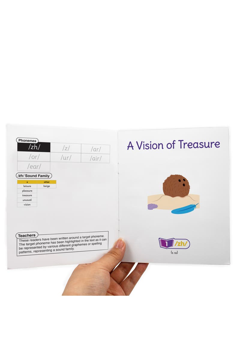 Junior Learning Decodable Readers Sound Families Rcontrolled Fiction Phase 5.5, Alternate, color, Multicolored