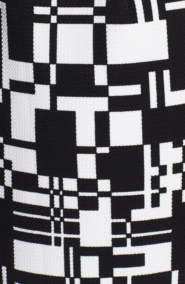 Ellen Tracy Print Stretch Sheath Dress, Alternate, color, 
