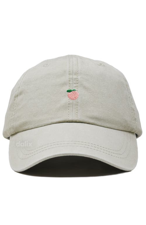 Dalix Lil Peach Dad Cap In White