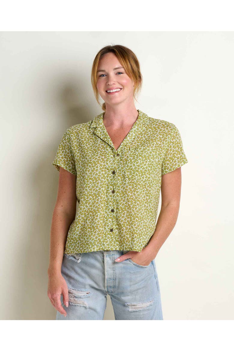 Camp Cove Shirt, Main, color, Salt Print