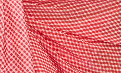 Good American Capri Cover-up Sarong In Grenadine Gingham001
