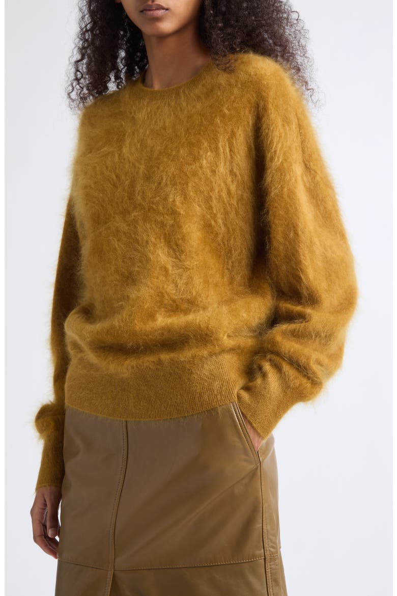 Alina Cashmere Sweater, Alternate, color, OCHRE