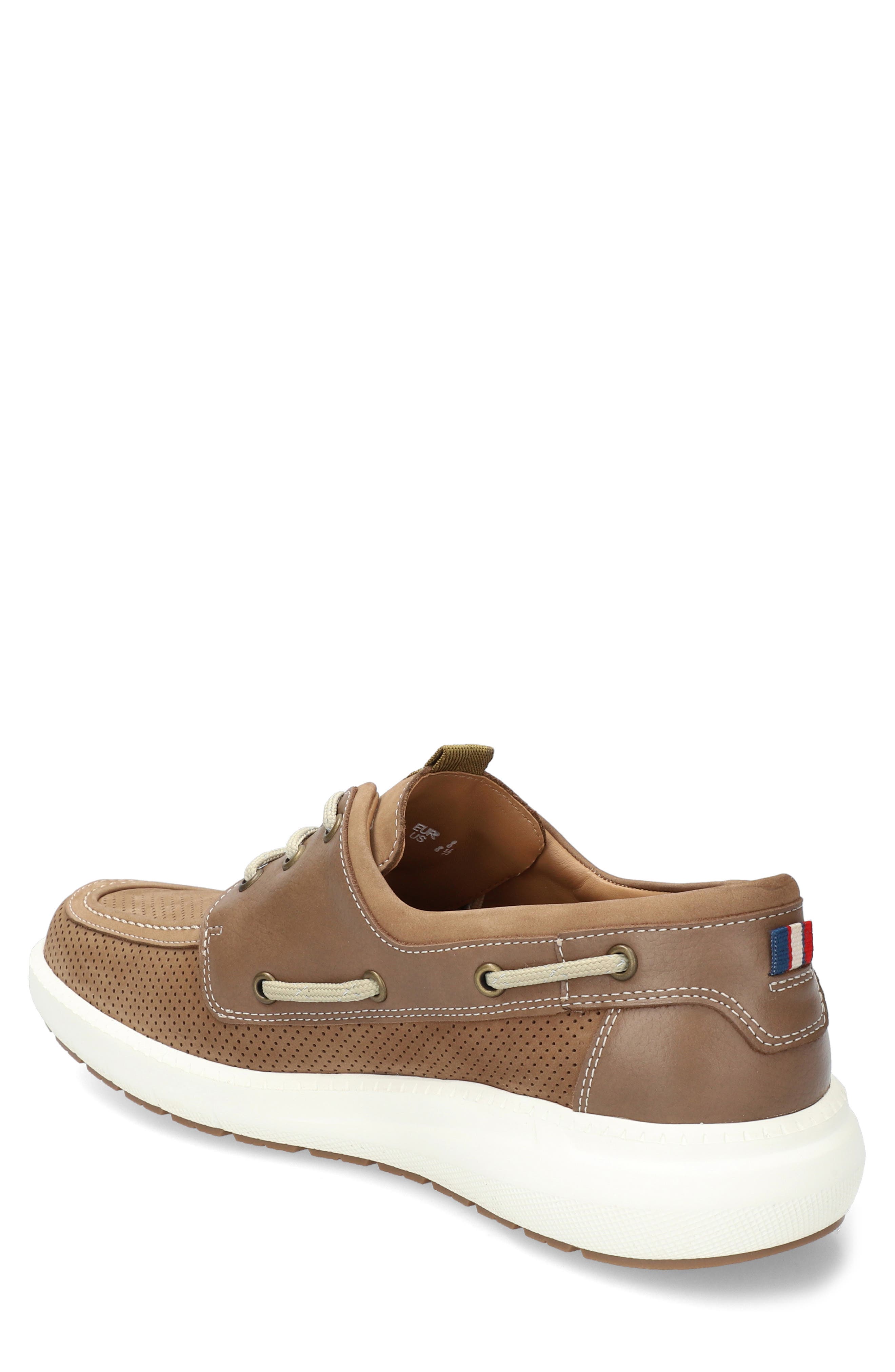 Mephisto Jozio Boat Shoe, Alternate, color, Taupe