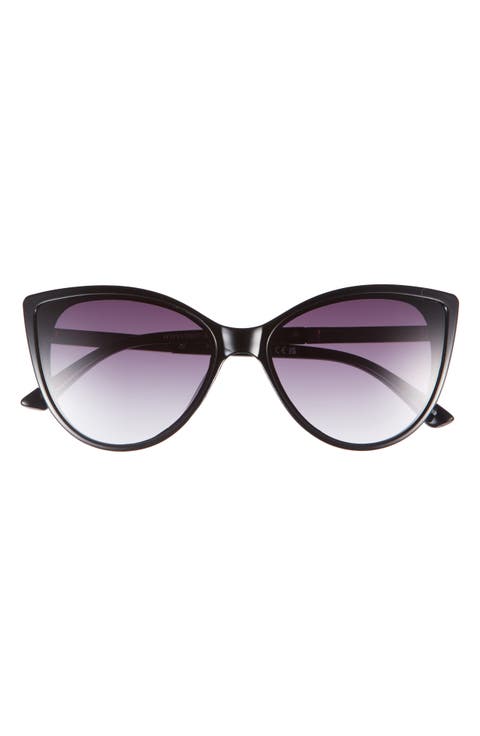 58mm Cat Eye Sunglasses