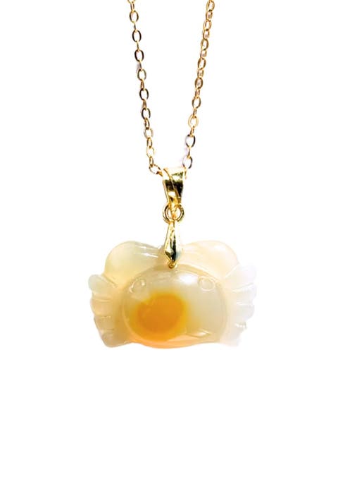 Zodiac collection Cancer Jade stone necklace