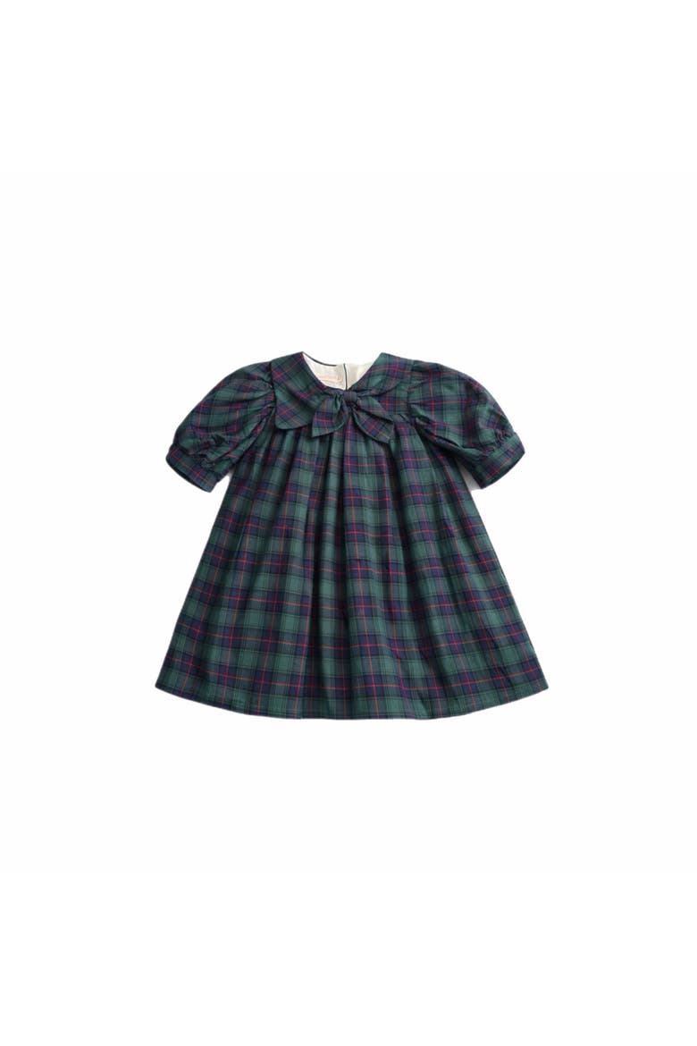 Rosemoor Dress, Main, color, Green Tartan