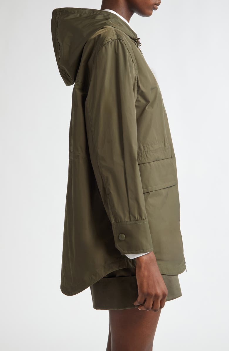 Thom Browne Shirttail Hem Hooded Parka, Alternate, color, 