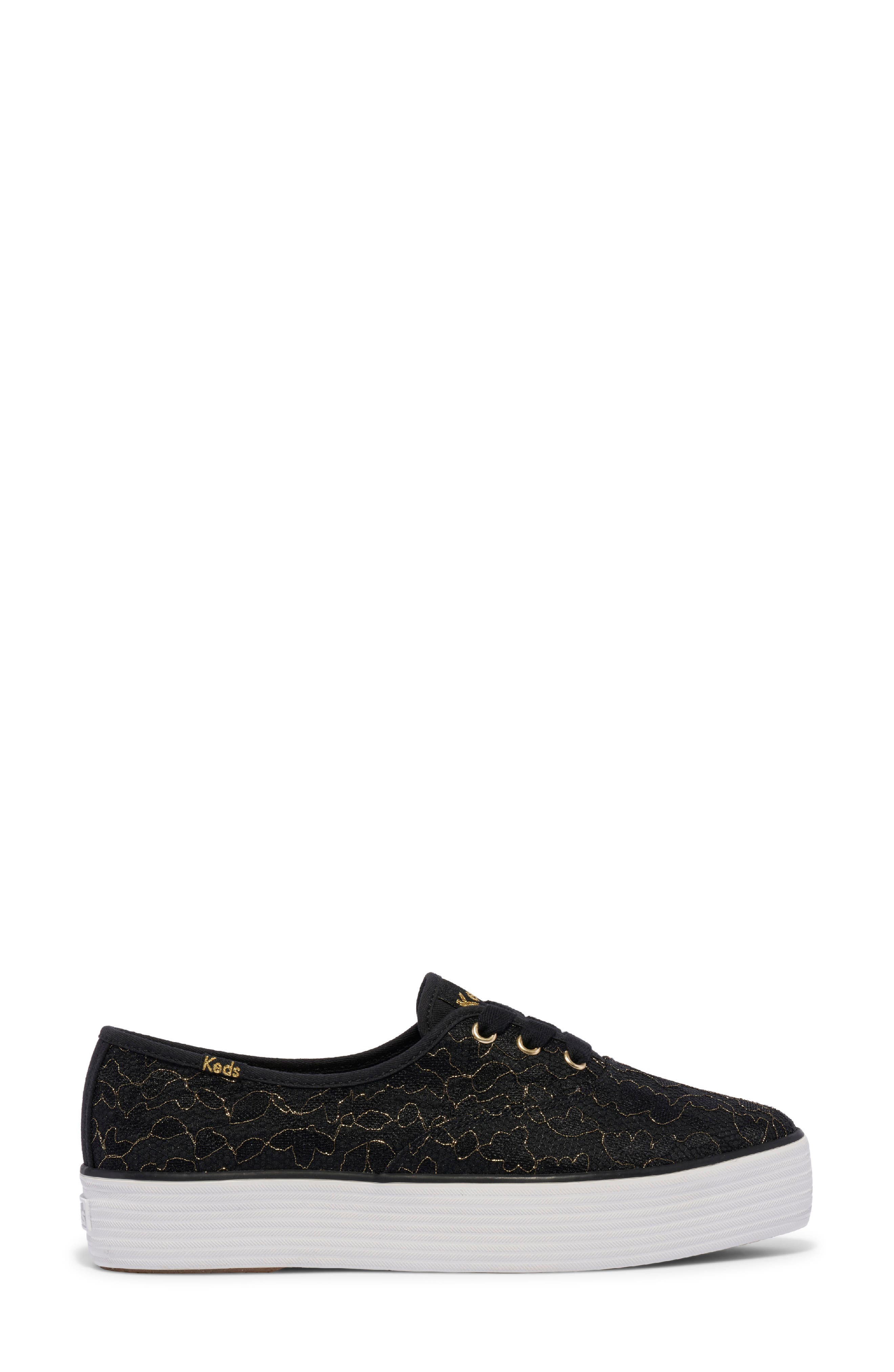 Keds<sup>®</sup> Point Sneaker, Alternate, color, Black