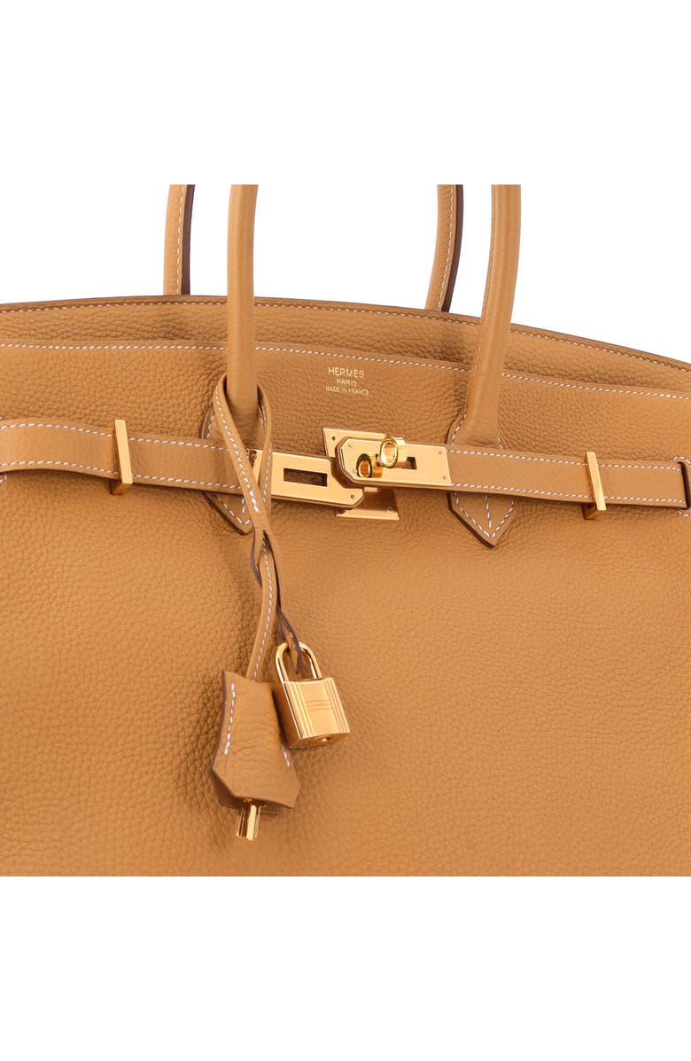Pre-Owned Hermes Birkin Handbag Brown Togo with Gold Hardware 35, Alternate, color, Natural Sable