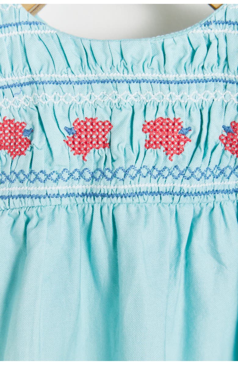 Babycottons Premium Cotton Elle Dress for Infant, Alternate, color, Aqua