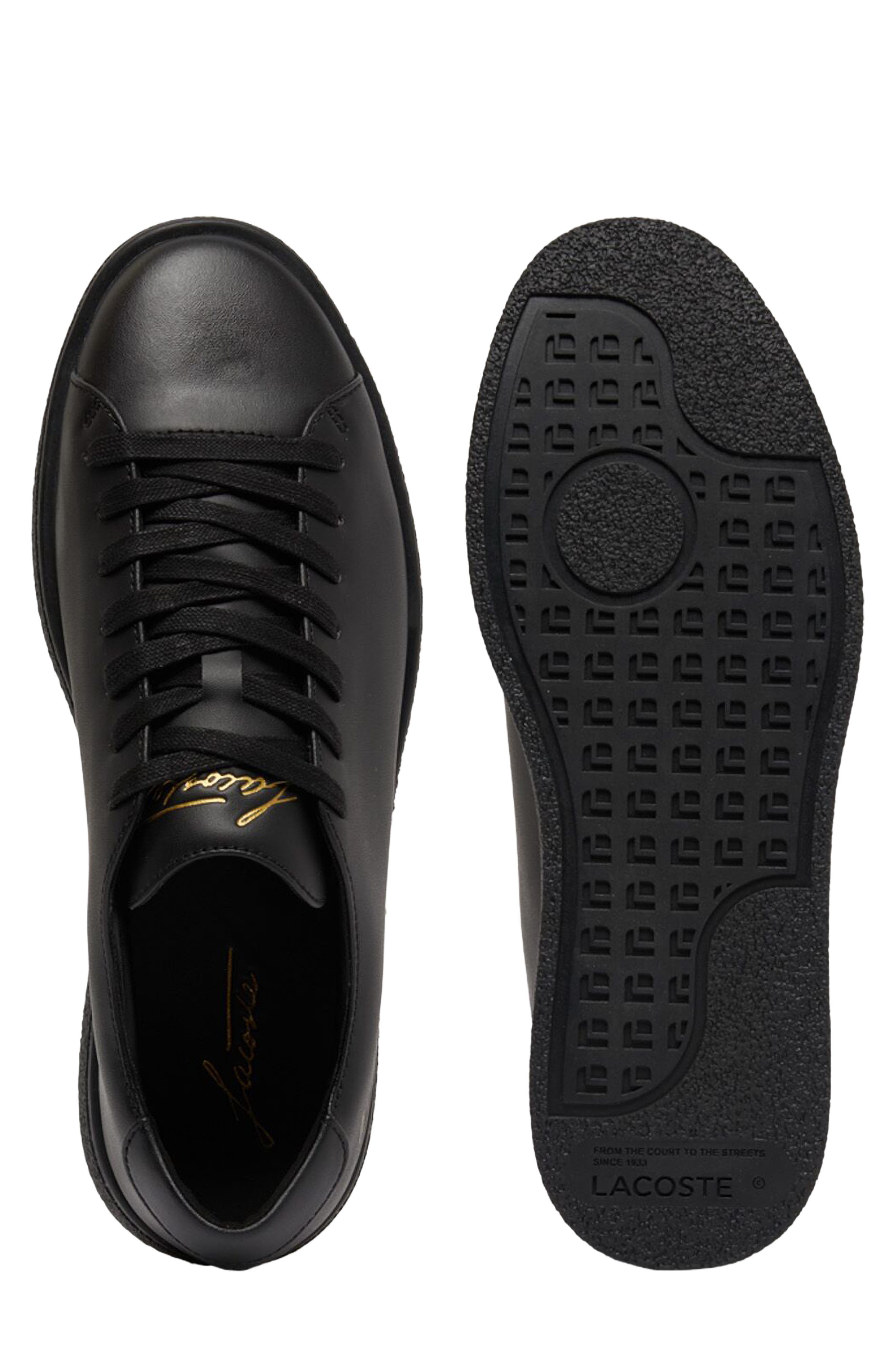 Linecourt Low Top Sneaker, Alternate, color, BLACK/ BLACK
