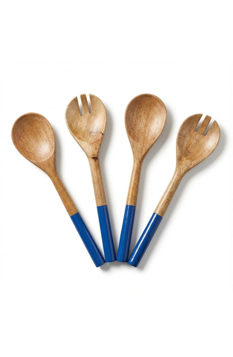 Zsa Zsa Zsu Lakri Mango Tree Salad Spoon Set Of 2, Alternate, color, Brown