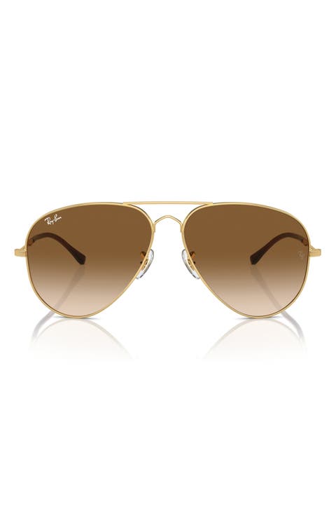 Old Aviator 62mm Oversize Sunglasses