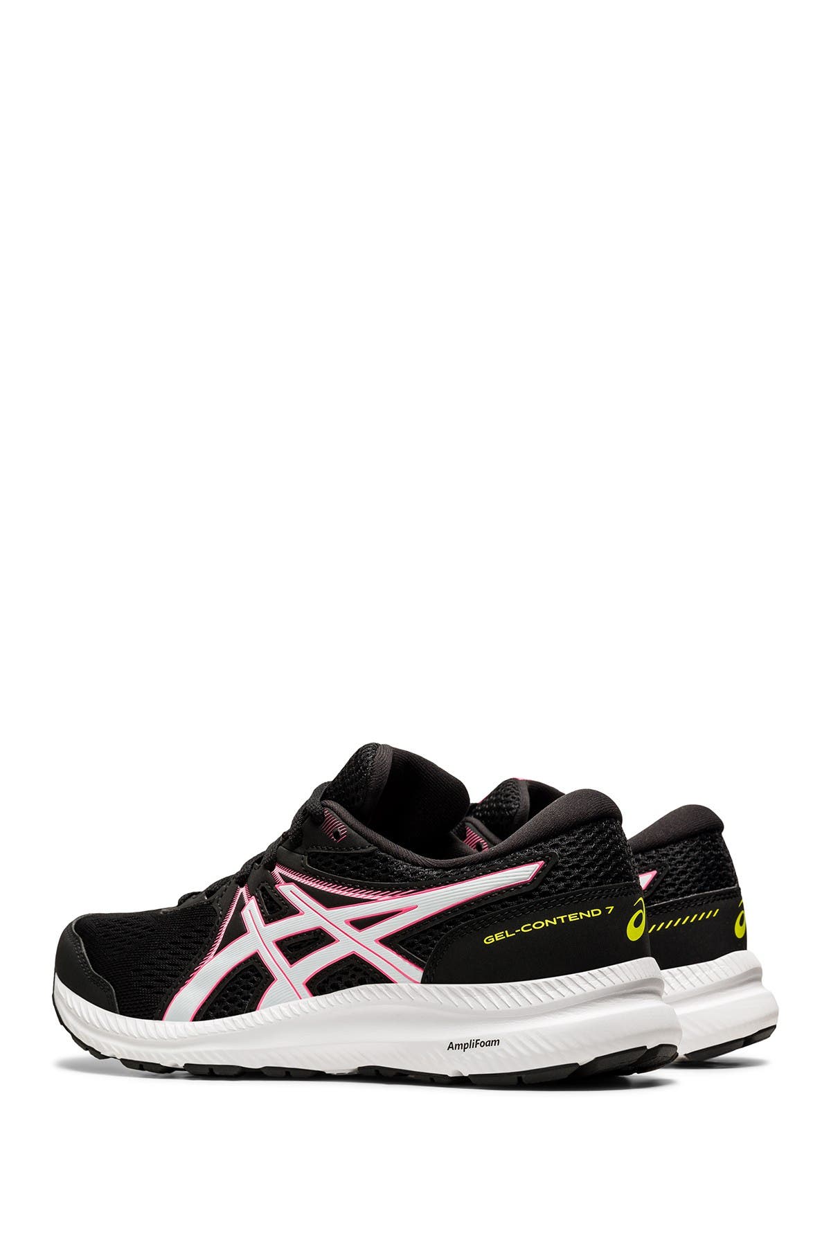 AsicsGEL-Contend 7 Sneaker, Alternate, color, BLACK/HOT PINK