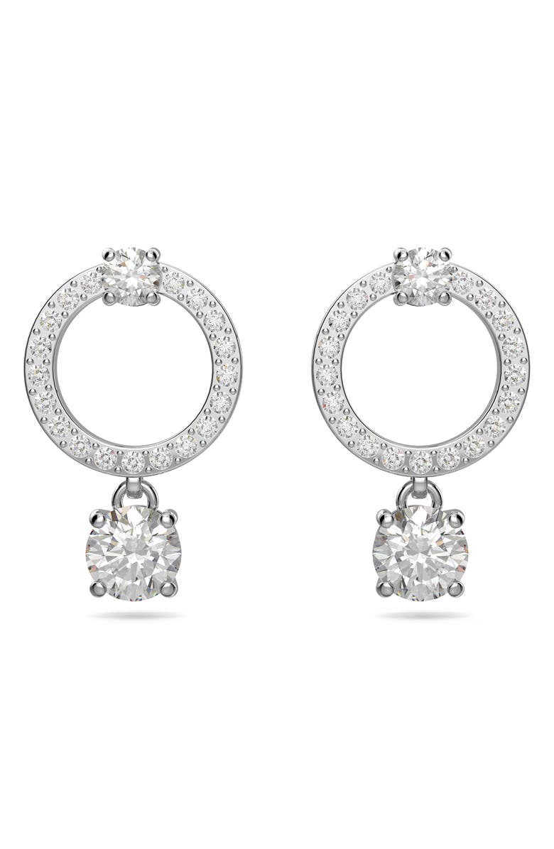 Swarovski Constella Swarovski Crystal Circle Stud Earrings, Main, color, 