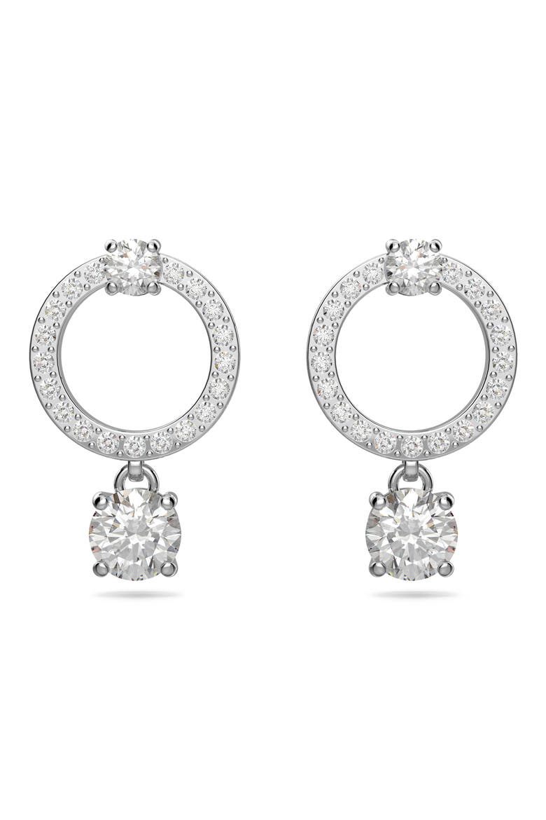 Constella Swarovski Crystal Circle Stud Earrings video