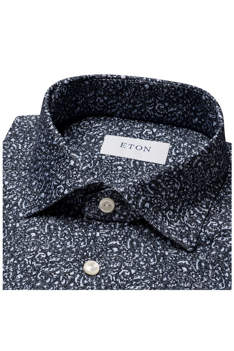 Slim Fit Paisley 4Flex Fit Stretch Jersey Dress Shirt, Alternate, color, DARK BLUE
