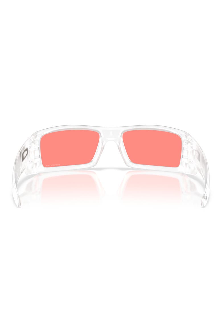60mm Rectangular Sunglasses, Alternate, color, CLEAR/ CORAL