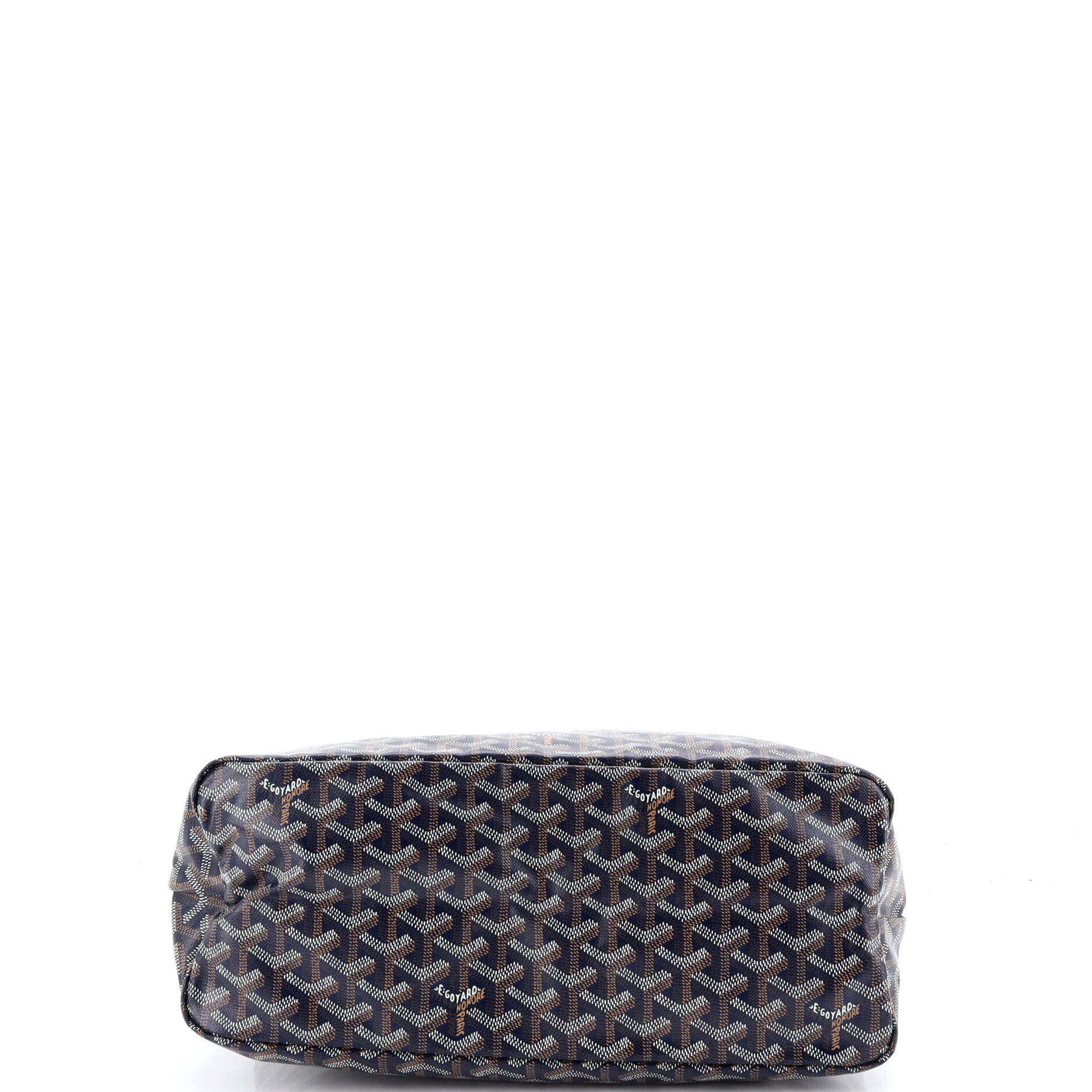 Pre-Owned Goyard Boheme Hobo Coated Canvas, Alternate, color, Blue