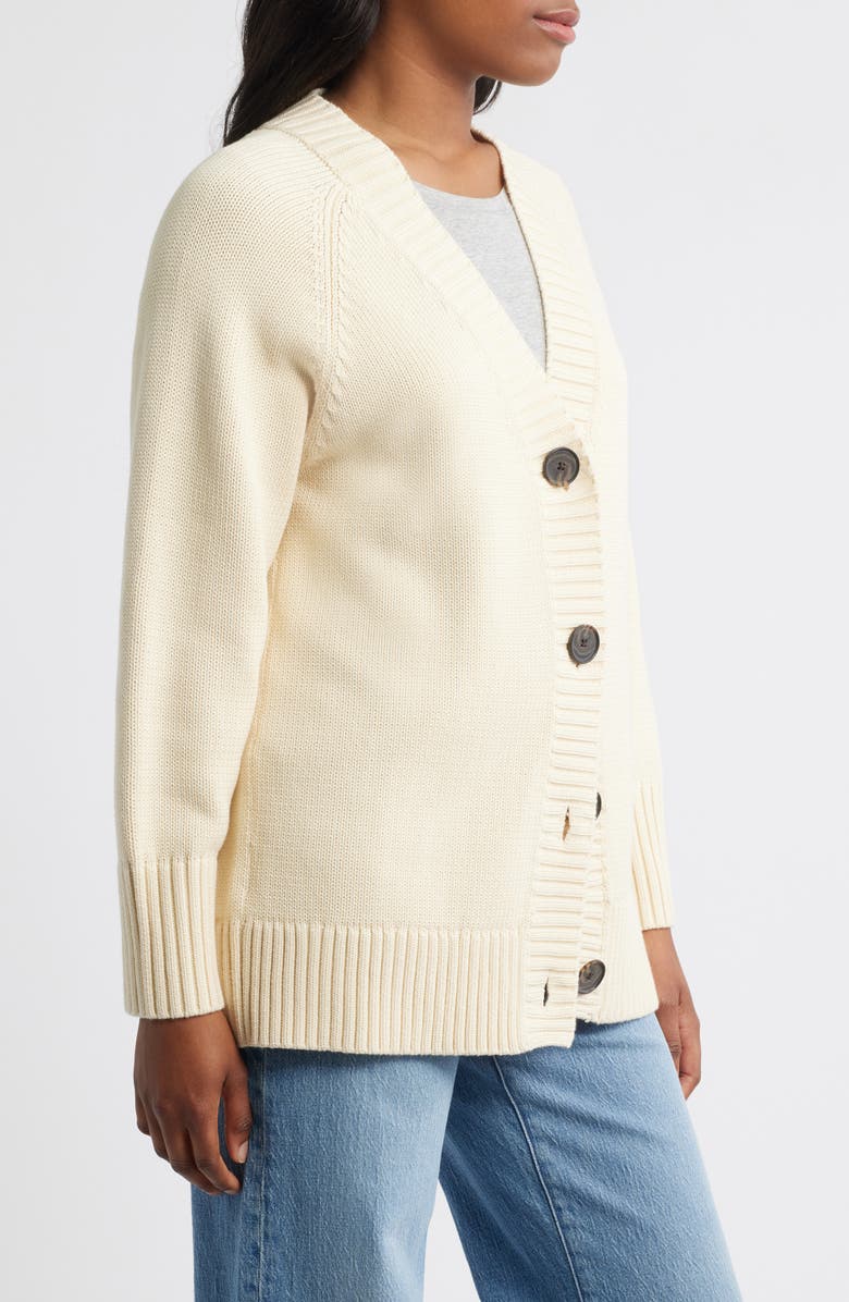 Oversized Cotton Cardigan
