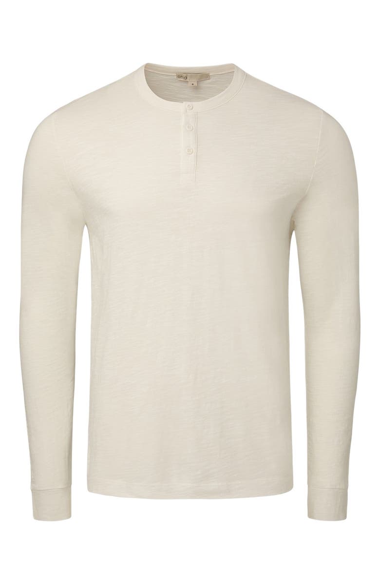 Onia Long Sleeve Slub Henley, Alternate, color,