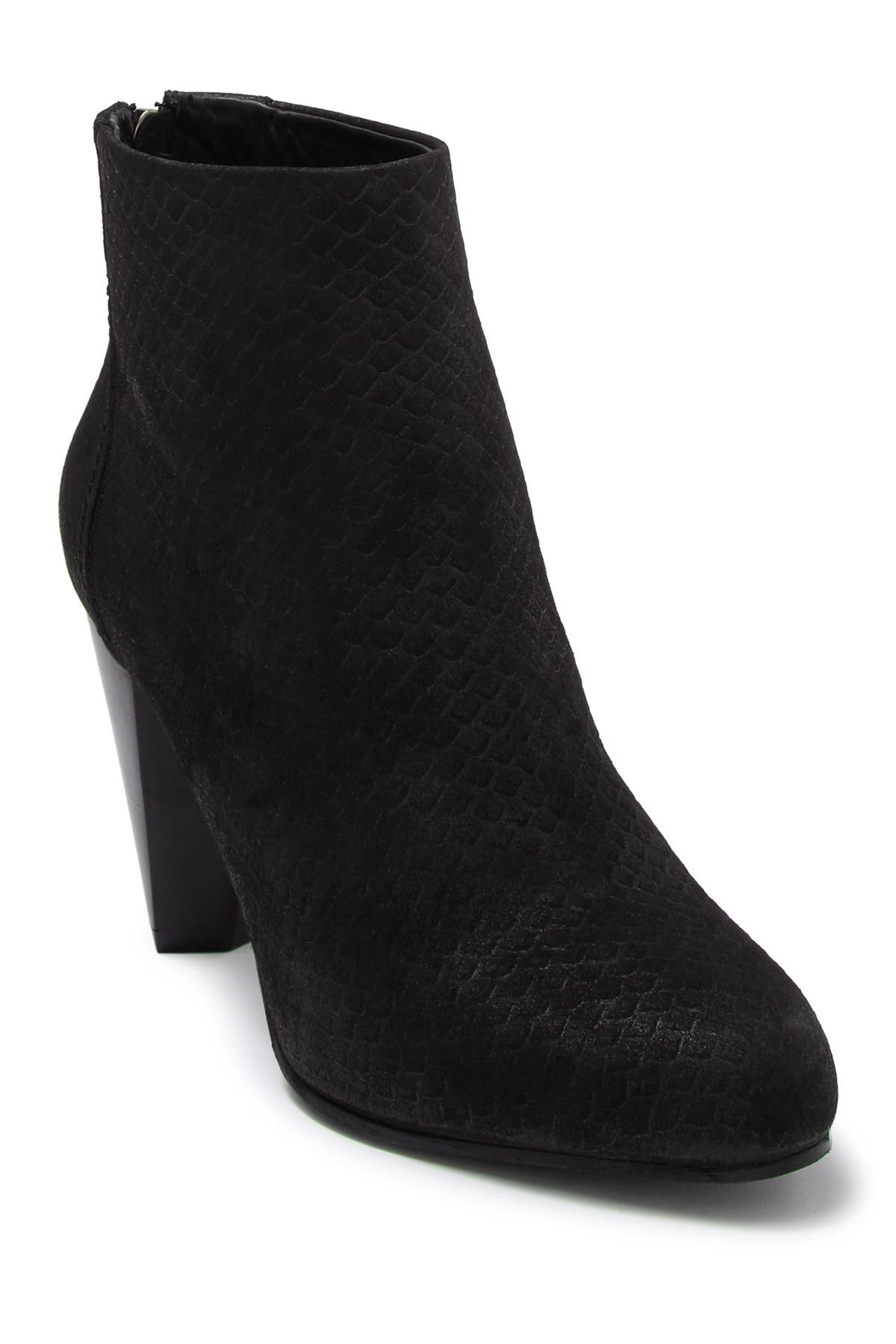 Seychelles Nothing Was The Same Snakeskin Embossed Leather Ankle Bootie, Alternate, color, 