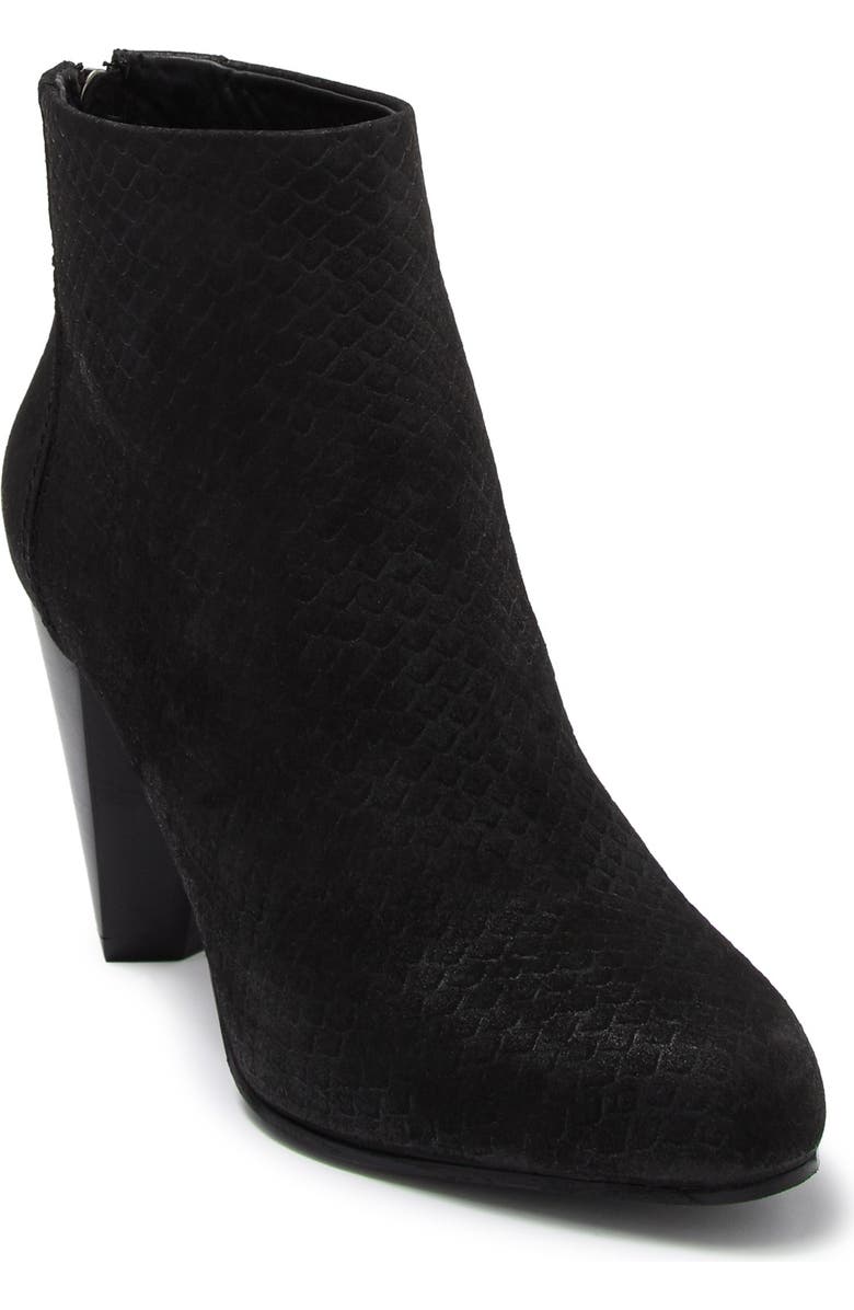 Seychelles Nothing Was The Same Snakeskin Embossed Leather Ankle Bootie, Alternate, color,
