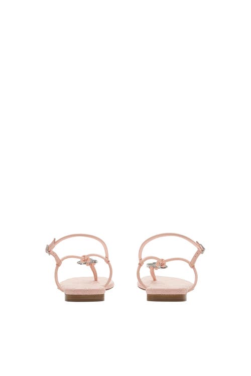 Burberry Leather Ronda Low Sandals In Gloss