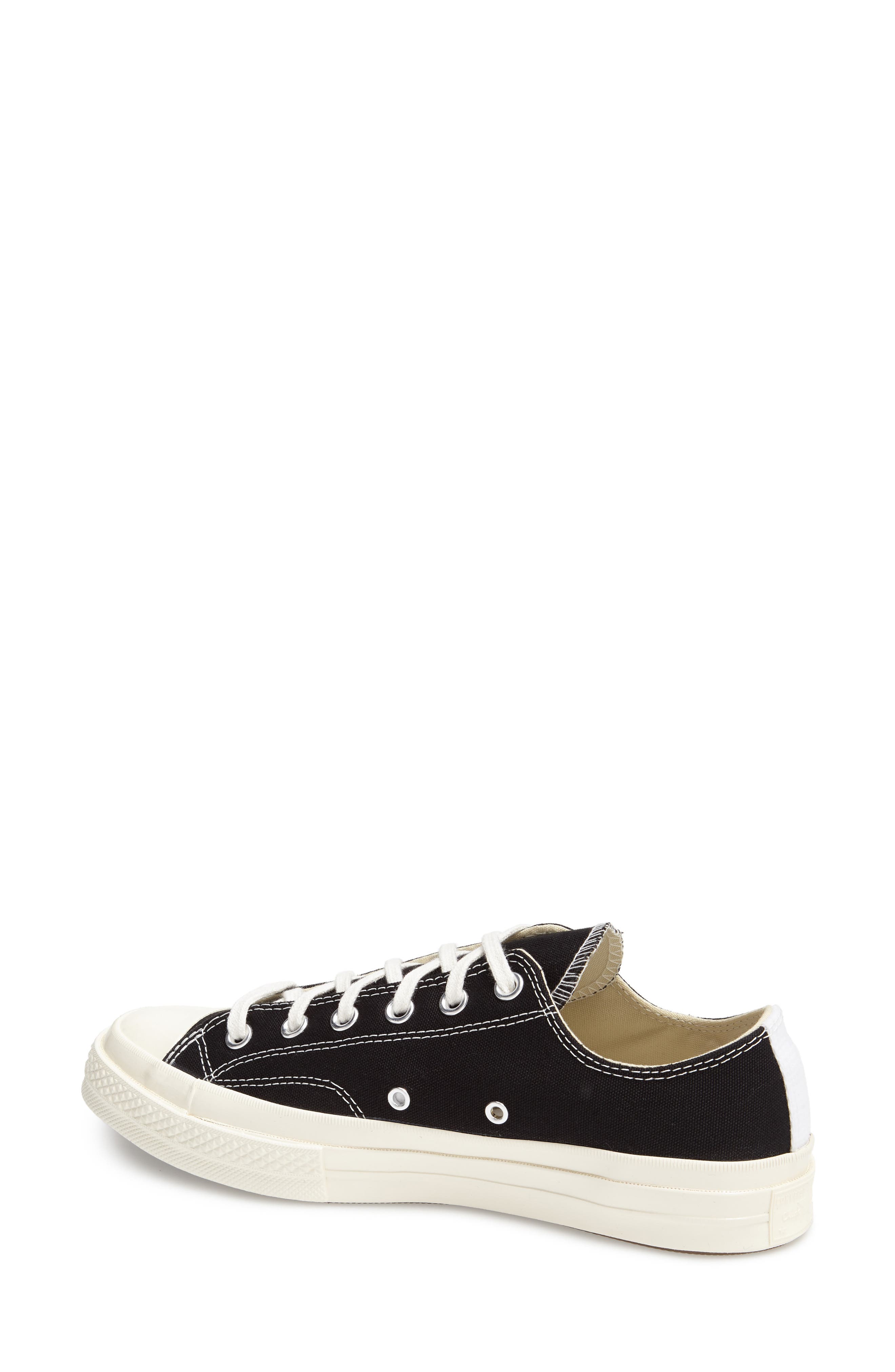 Comme des Garçons PLAY x Converse Chuck Taylor<sup>®</sup> Hidden Heart Low Top Sneaker, Alternate, color, 