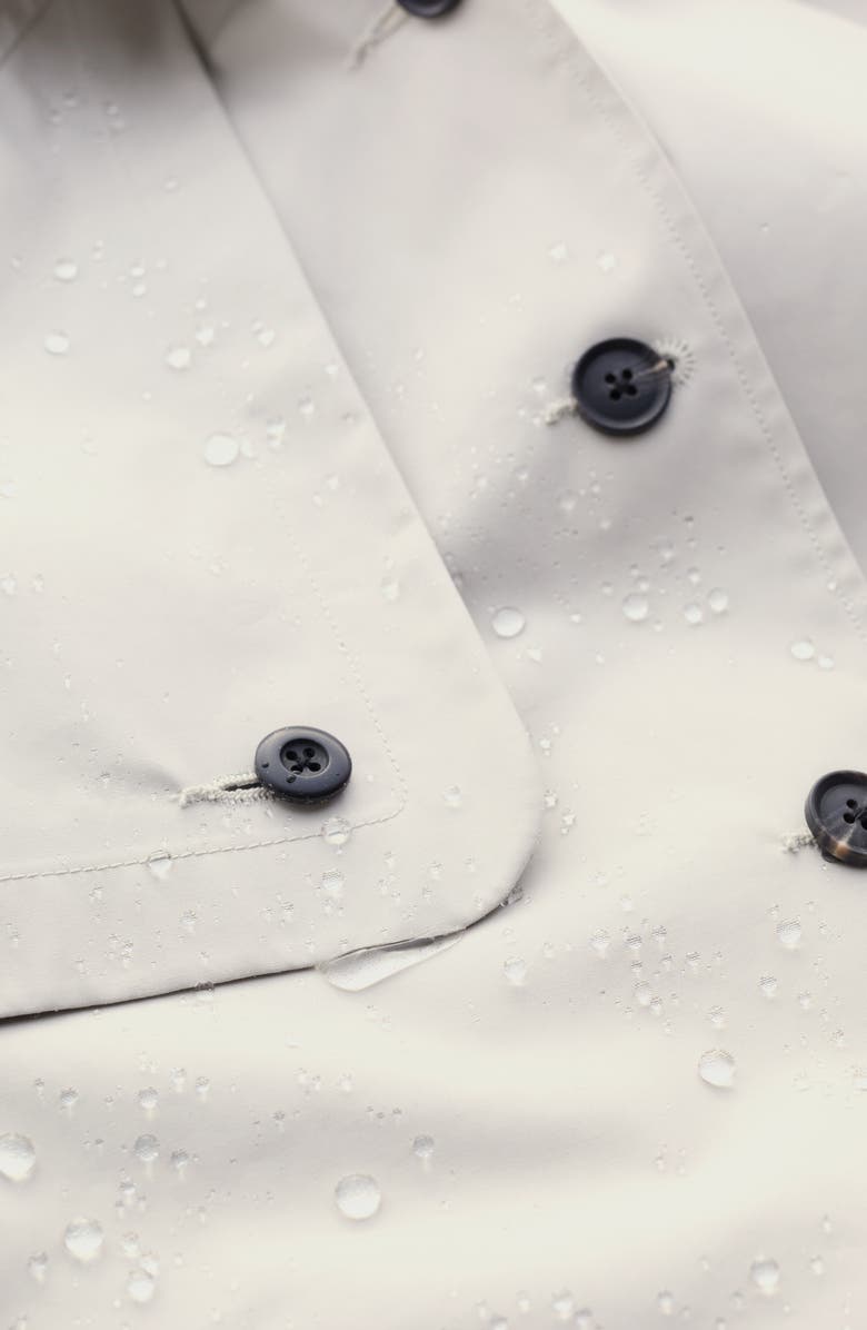 Seasalt Cornwall Neap Tide Waterproof Organic Cotton Jacket with Removable Hood, Alternate, color, Driftwood White