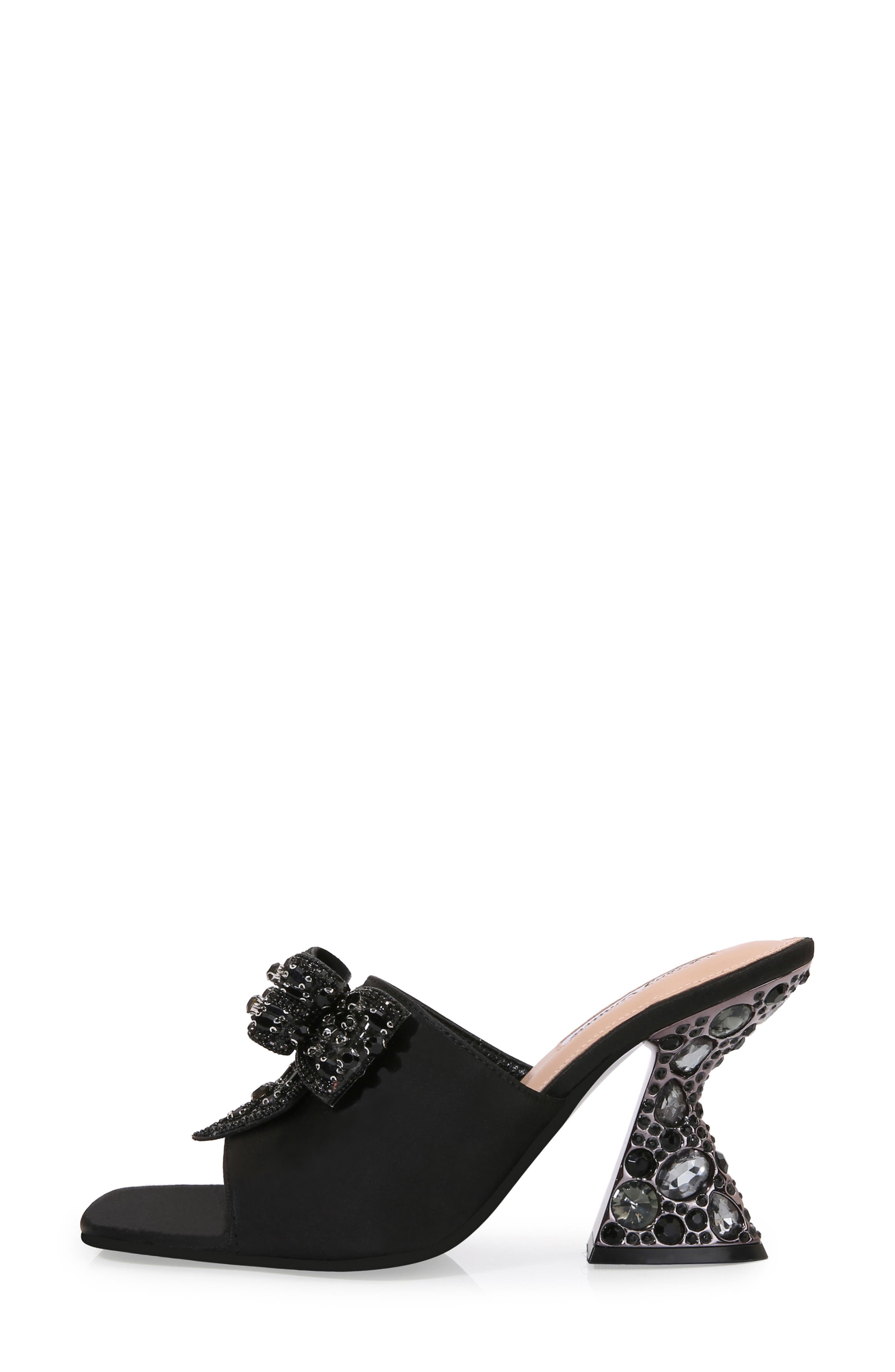 LADY COUTURE Spark Crystal Bow Mule, Alternate, color, 