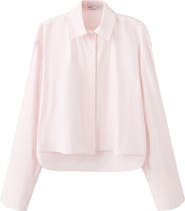 MANGO Crop Woven Shirt