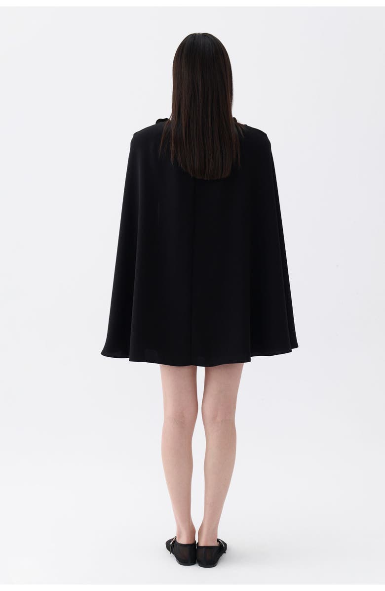 Nocturne Cape Sleeve Mini Dress, Alternate, color, 
