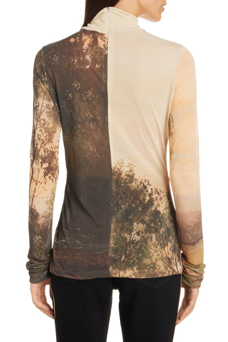 Esamia Print Top, Alternate, color, MULTI COLOUR LANDSCAPE