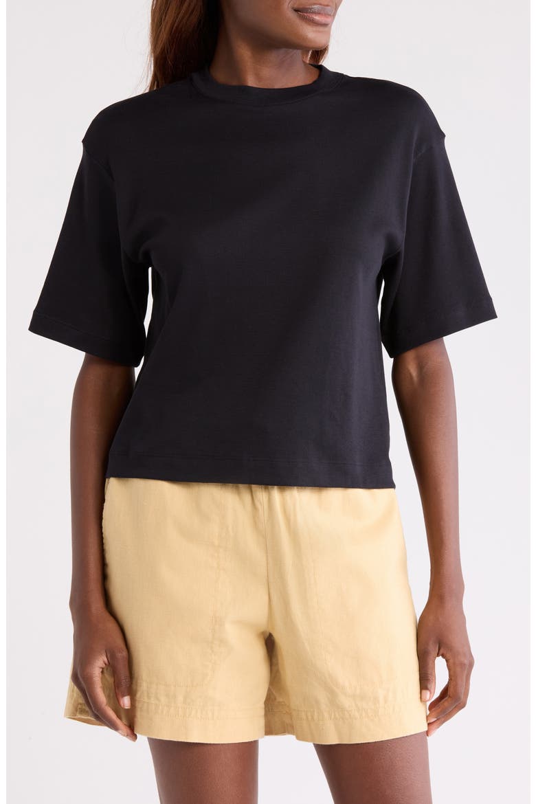 Pima Cotton Wide Sleeve T-Shirt, Main, color, COASTAL
