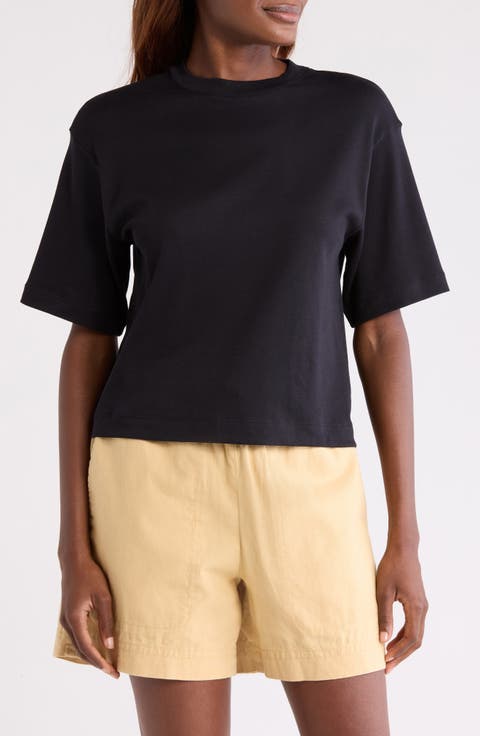 Pima Cotton Wide Sleeve T-Shirt