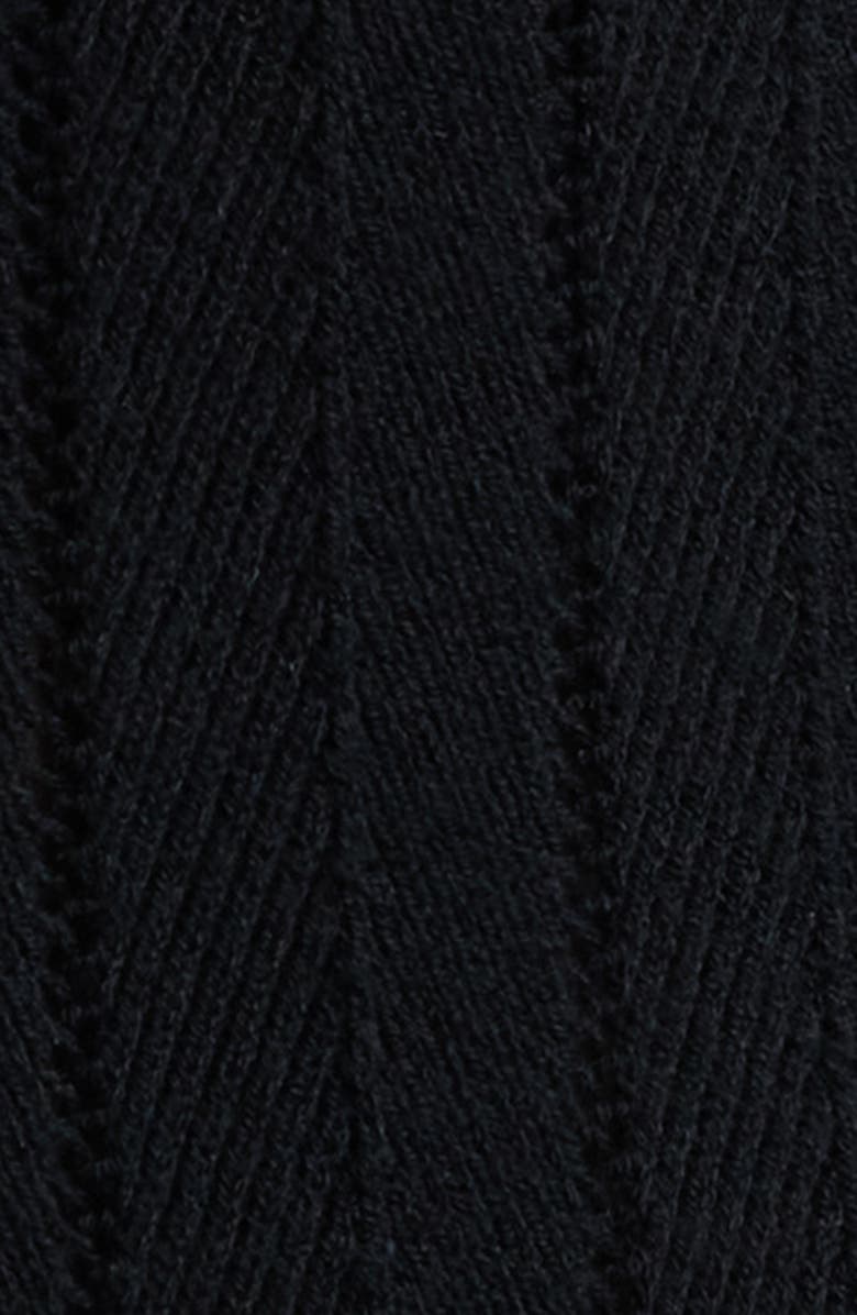 BOSS Fuccia Long Sleeve Cutout Fit & Flare Dress, Alternate, color, Black