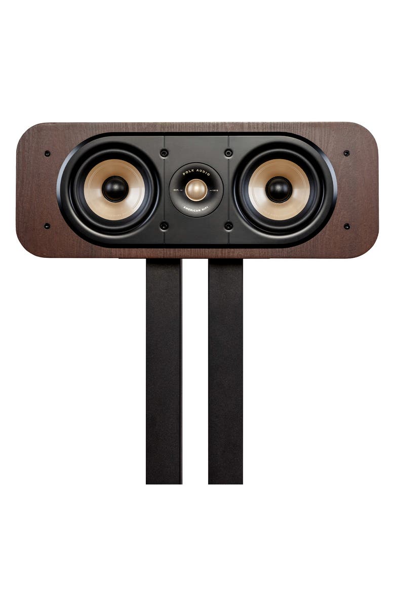 Polk Audio Signature Elite ES30 Center Channel Speaker, Main, color, Walnut