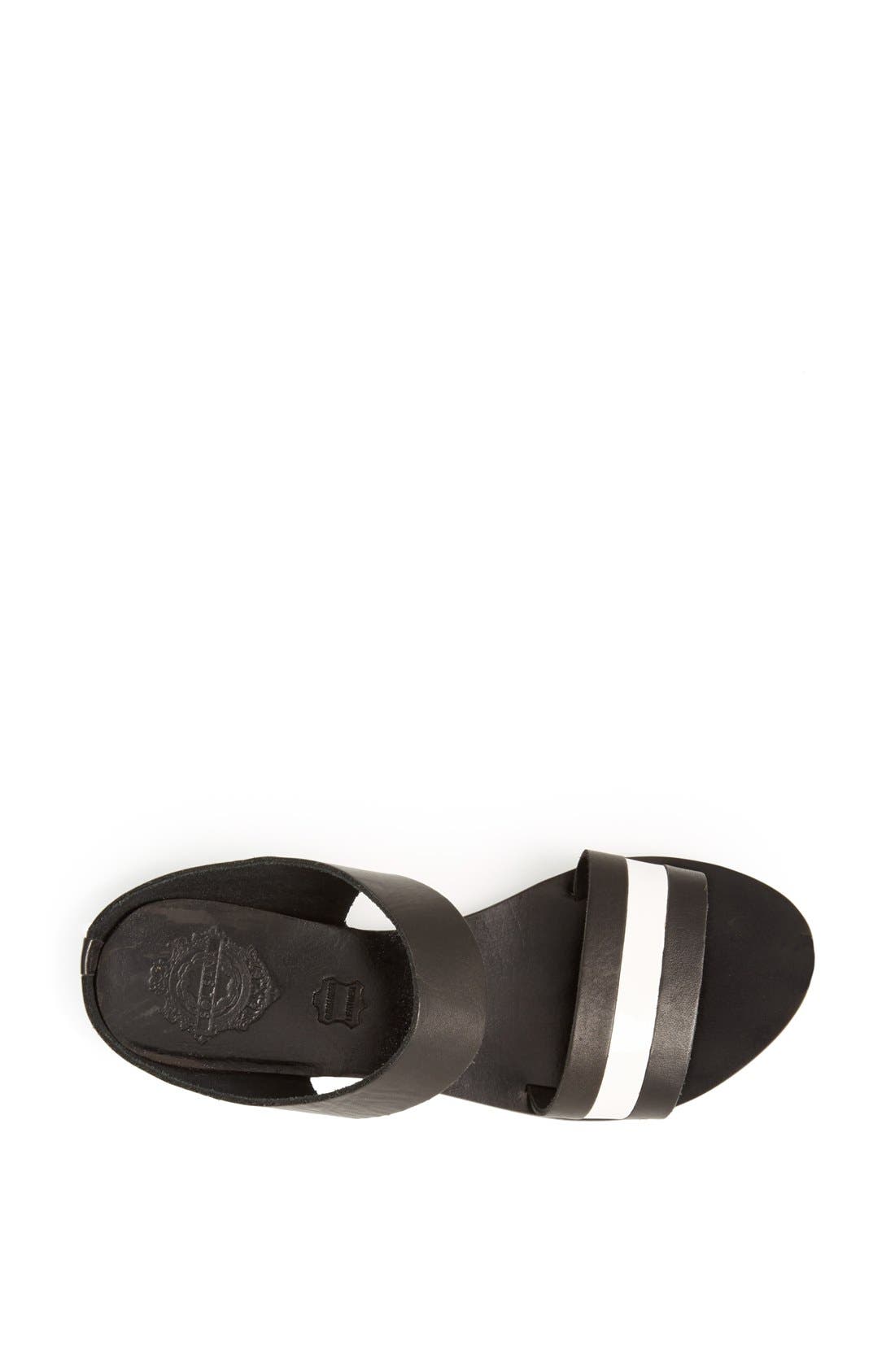 'Bertie' Slide Sandal, Alternate, color, BLACK